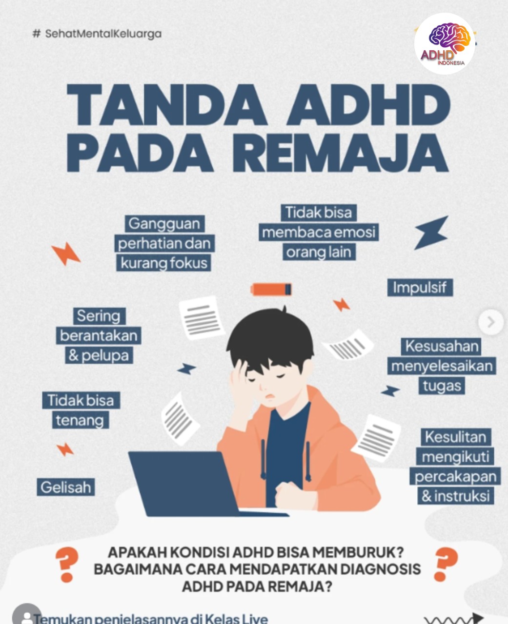 Screening ADHD Non-Diagnostik: Edukasi Awal bagi Orang Tua di Kota Tidore Kepulauan